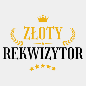 Złoty Rekwizytor - Męska Koszulka Biała