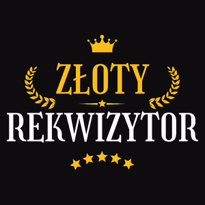 Złoty Rekwizytor - Męska Koszulka Czarna