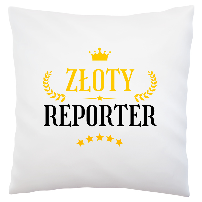 Złoty Reporter - Poduszka Biała