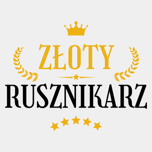 Złoty Rusznikarz - Męska Koszulka Biała