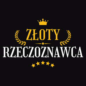 Złoty Rzeczoznawca - Męska Koszulka Czarna