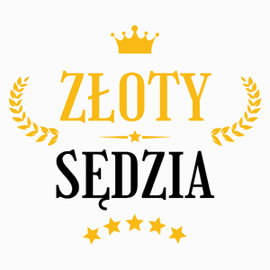 Złoty Sędzia - Poduszka Biała