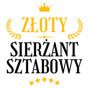 Złoty Sierżant Sztabowy - Kubek Biały