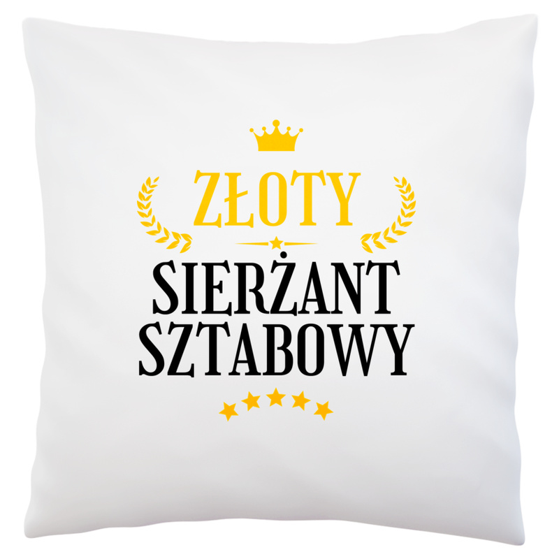 Złoty Sierżant Sztabowy - Poduszka Biała