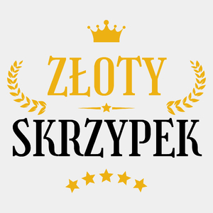 Złoty Skrzypek - Męska Koszulka Biała