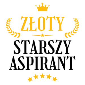 Złoty Starszy Aspirant - Kubek Biały