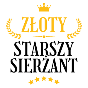 Złoty Starszy Sierżant - Kubek Biały