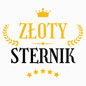 Złoty Sternik - Poduszka Biała