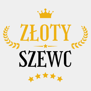 Złoty Szewc - Męska Koszulka Biała