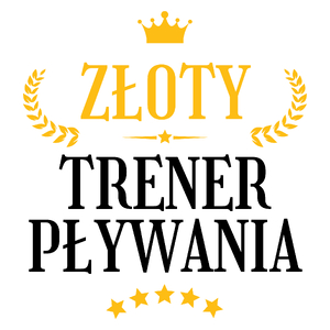 Złoty Trener Pływania - Kubek Biały