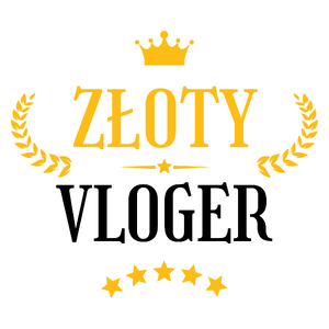 Złoty Vloger - Kubek Biały