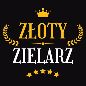 Złoty Zielarz - Męska Koszulka Czarna