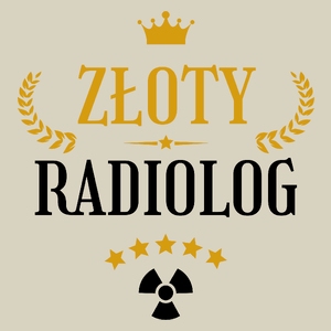 Złoty radiolog - Torba Na Zakupy Natural