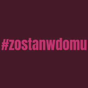 Zostań W Domu - Męska Koszulka Burgundowa