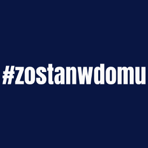 Zostań W Domu - Męska Koszulka Ciemnogranatowa