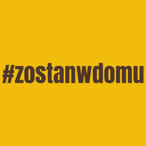 Zostań W Domu - Damska Koszulka Żółta