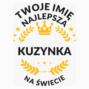 najlepsza kuzynka na świecie - Poduszka Biała