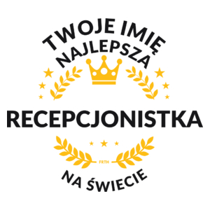 najlepsza recepcjonistka na świecie - Kubek Biały