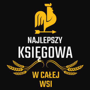 najlepszy księgowa w całej wsi - Męska Bluza Czarna