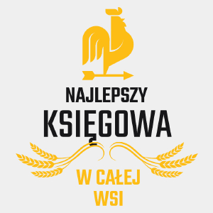 najlepszy księgowa w całej wsi - Męska Koszulka Biała