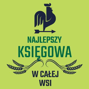 najlepszy księgowa w całej wsi - Męska Koszulka Jasno Zielona