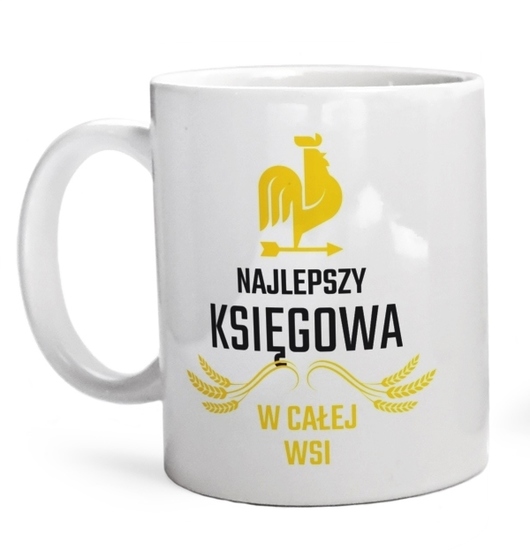 najlepszy księgowa w całej wsi - Kubek Biały