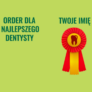 order dla najlepszego dentysty - Męska Koszulka Jasno Zielona