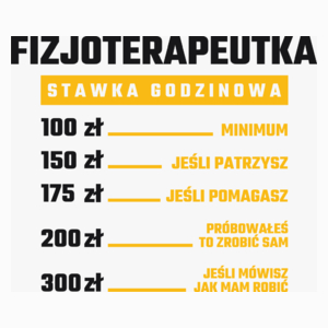 stawka godzinowa fizjoterapeutka - Poduszka Biała