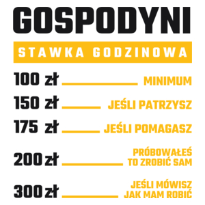 stawka godzinowa gospodyni - Kubek Biały