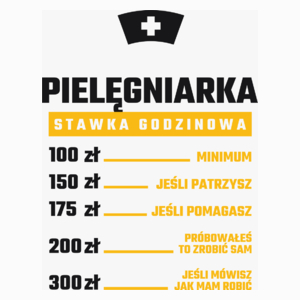 stawka godzinowa pielęgniarka - Poduszka Biała