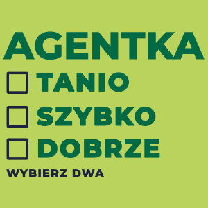 szybko tanio dobrze agentka - Damska Koszulka Jasno Zielona
