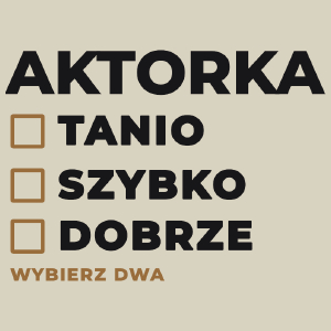 szybko tanio dobrze aktorka - Torba Na Zakupy Natural