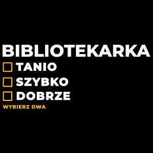 szybko tanio dobrze bibliotekarka - Torba Na Zakupy Czarna