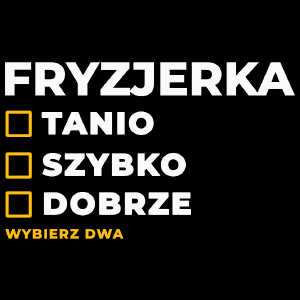 szybko tanio dobrze fryzjerka - Torba Na Zakupy Czarna