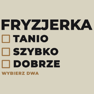 szybko tanio dobrze fryzjerka - Torba Na Zakupy Natural