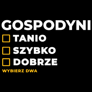 szybko tanio dobrze gospodyni - Torba Na Zakupy Czarna