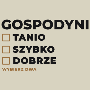 szybko tanio dobrze gospodyni - Torba Na Zakupy Natural