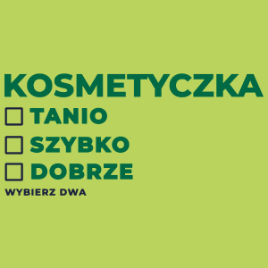 szybko tanio dobrze kosmetyczka - Damska Koszulka Jasno Zielona