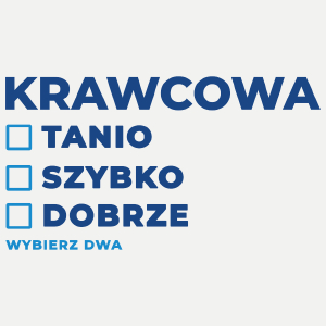 szybko tanio dobrze krawcowa - Damska Koszulka Biała