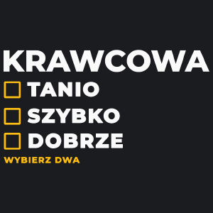 szybko tanio dobrze krawcowa - Damska Koszulka Czarna