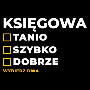 szybko tanio dobrze księgowa - Torba Na Zakupy Czarna