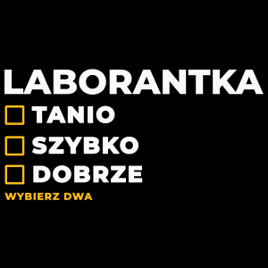 szybko tanio dobrze laborantka - Torba Na Zakupy Czarna