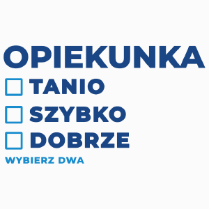 szybko tanio dobrze opiekunka - Poduszka Biała