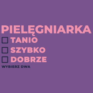 szybko tanio dobrze pielęgniarka - Damska Koszulka Fioletowa