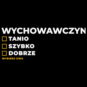 szybko tanio dobrze wychowawczyni - Torba Na Zakupy Czarna